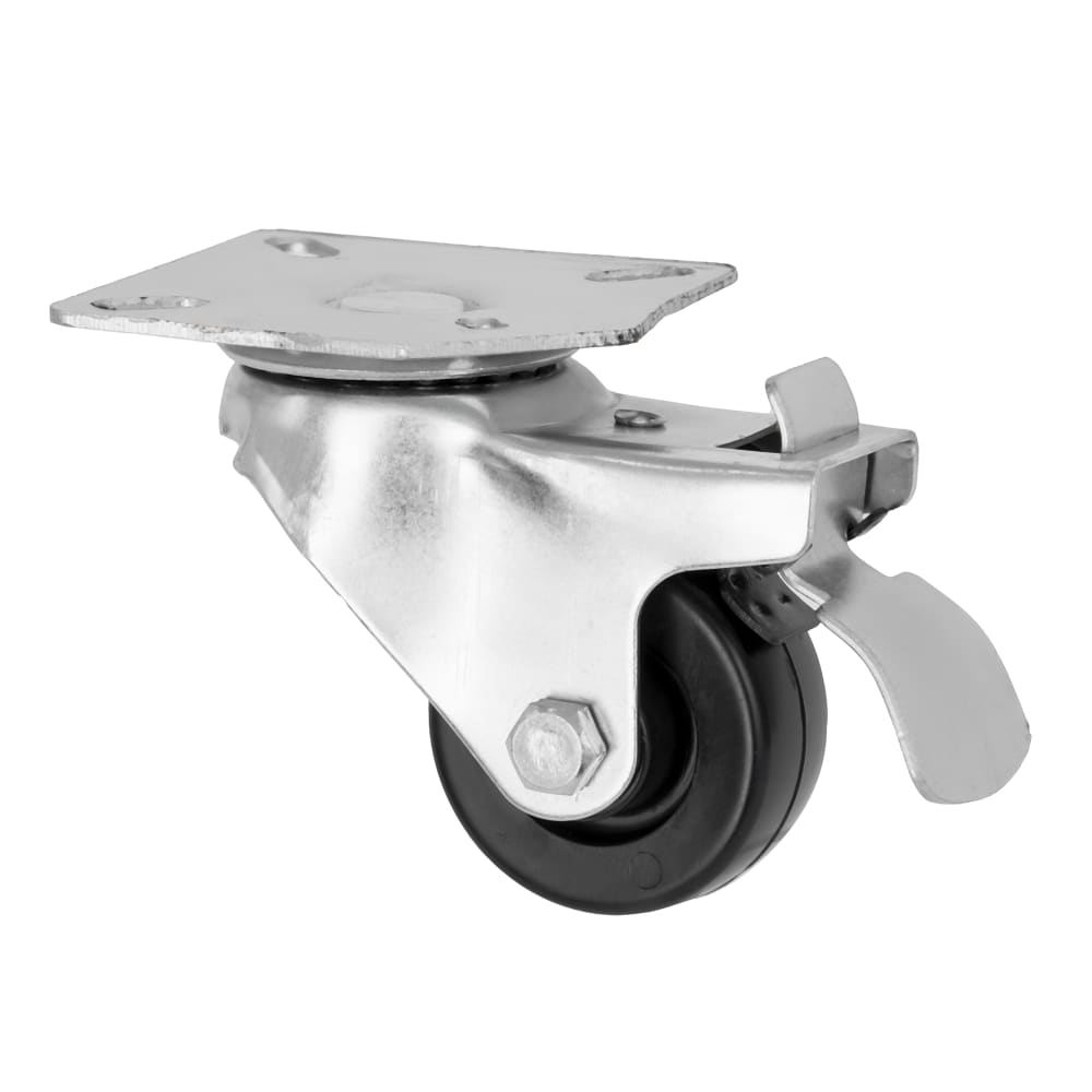842-H02316 3" Caster w/ Brake for One Section Economy Reach In Refrigeration