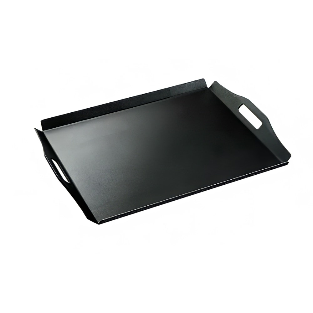 151-930213 Low Profile Room Service Tray - 16"L x 13"W, Plastic, Black
