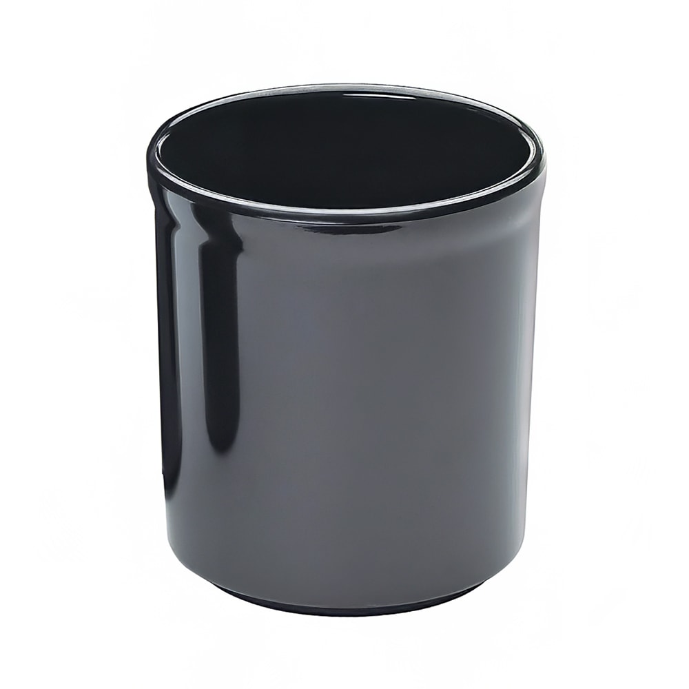 151-19501613 16 oz Round Crock - Melamine, Black