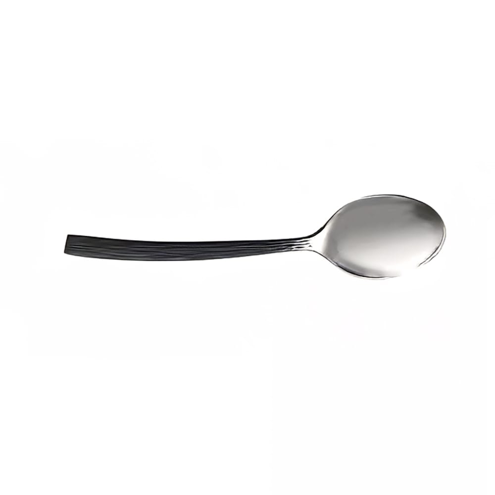 450-FL940 4 1/2" Demitasse Spoon with 18/10 Stainless Grade, Black Oak Pattern