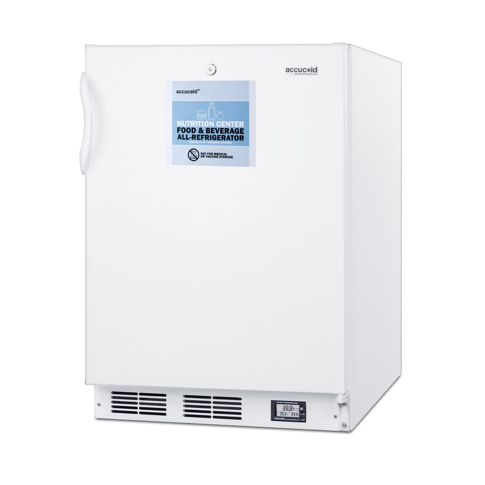 162-FF6LBI7NZADA 23 5/8" W Undercounter Nutrition Center Refrigerator w/ 1 Section & 1 D...