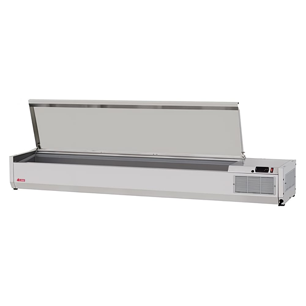 083-CTST180013N 70 7/8" E-Line Countertop Refrigerated Prep Rail - Hinged Lid