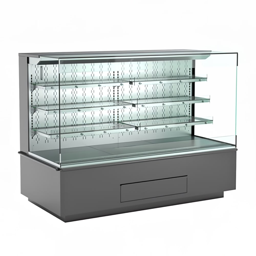 Structural Concepts NM7255HSSV 72" Blend® Self Service Hot Food Display - Open Front, 208-240v/1ph, Stainless