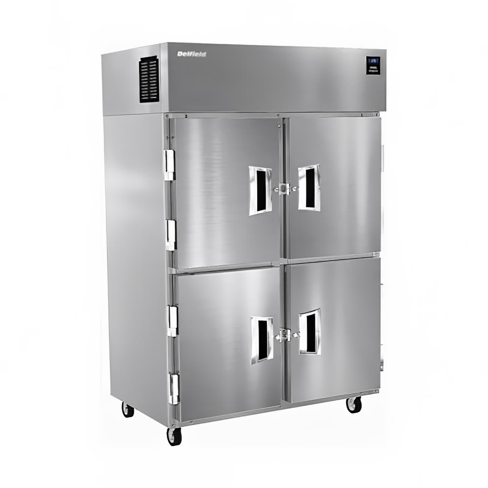 032-6151XLSH 51" Provide Delfield 6100XL™  Two Section Reach In Freezer, (4) Left/Right Soli...