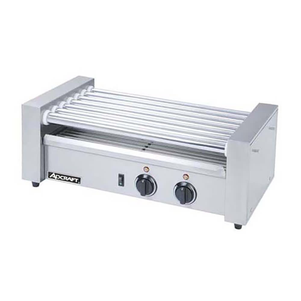 122-RG07 18 Hot Dog Roller Grill - Flat Top, 120v