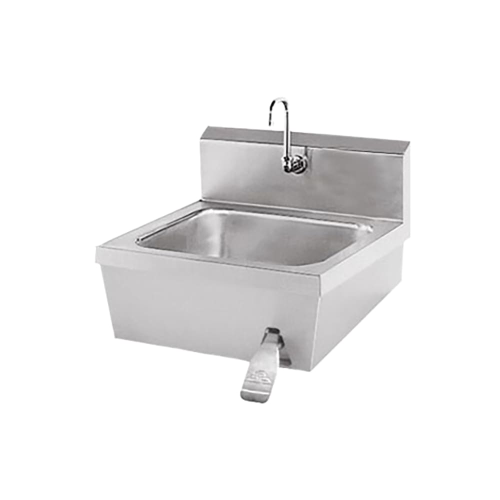009-7PS30 Wall Mount Commercial Touchless Hand Sink w/ 16"L x 14"W x 6"D Bowl, Goo...