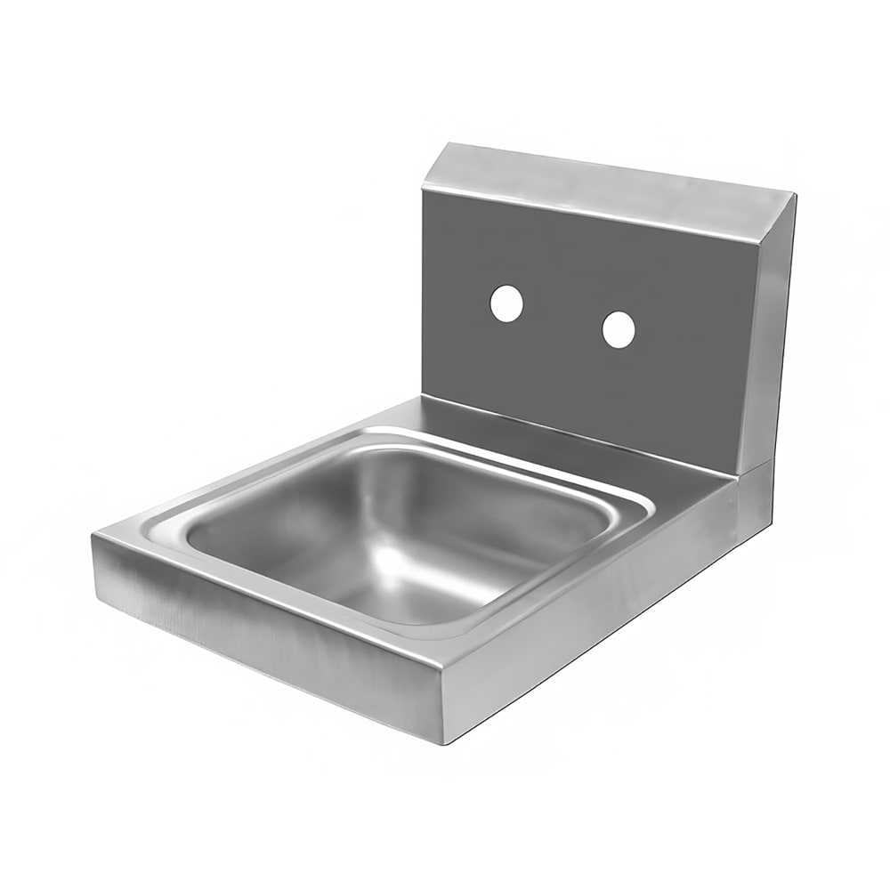 009-7PS23ECX Wall Mount Commercial Hand Sink w/ 9"L x 9"W x 5"D Bowl, Standard Fau...