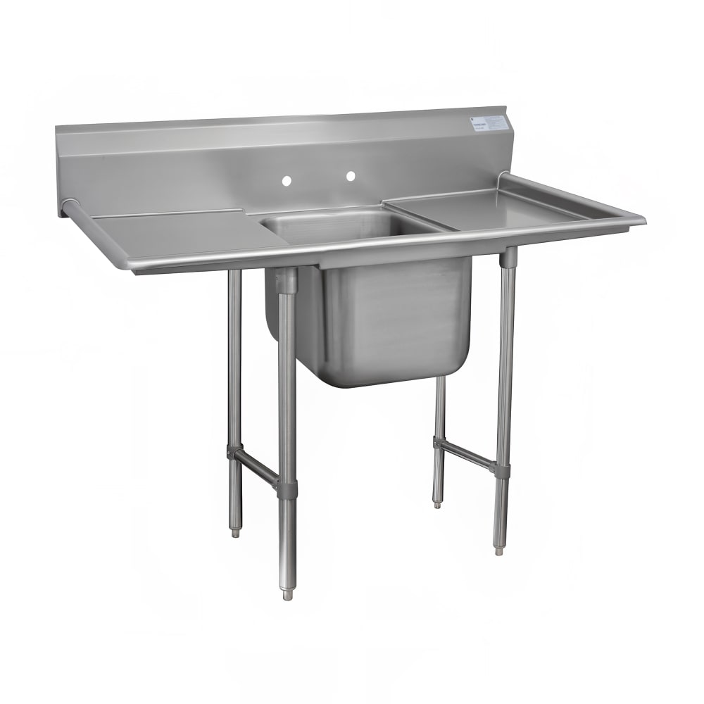 009-912424RL 66" 1 Compartment Sink w/ 16"L x 20"W Bowl, 12" Deep