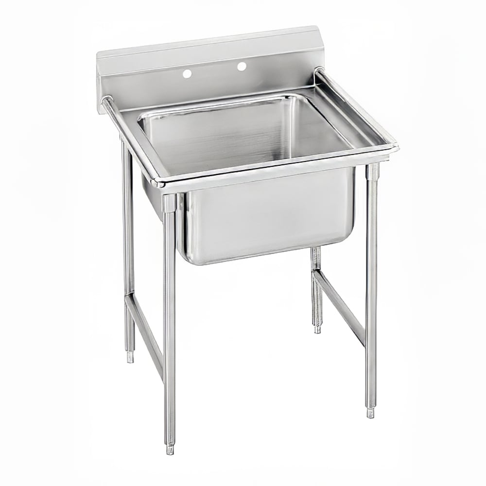 009-92120 31" 1 Compartment Sink w/ 20"L x 20"W Bowl, 12" Deep