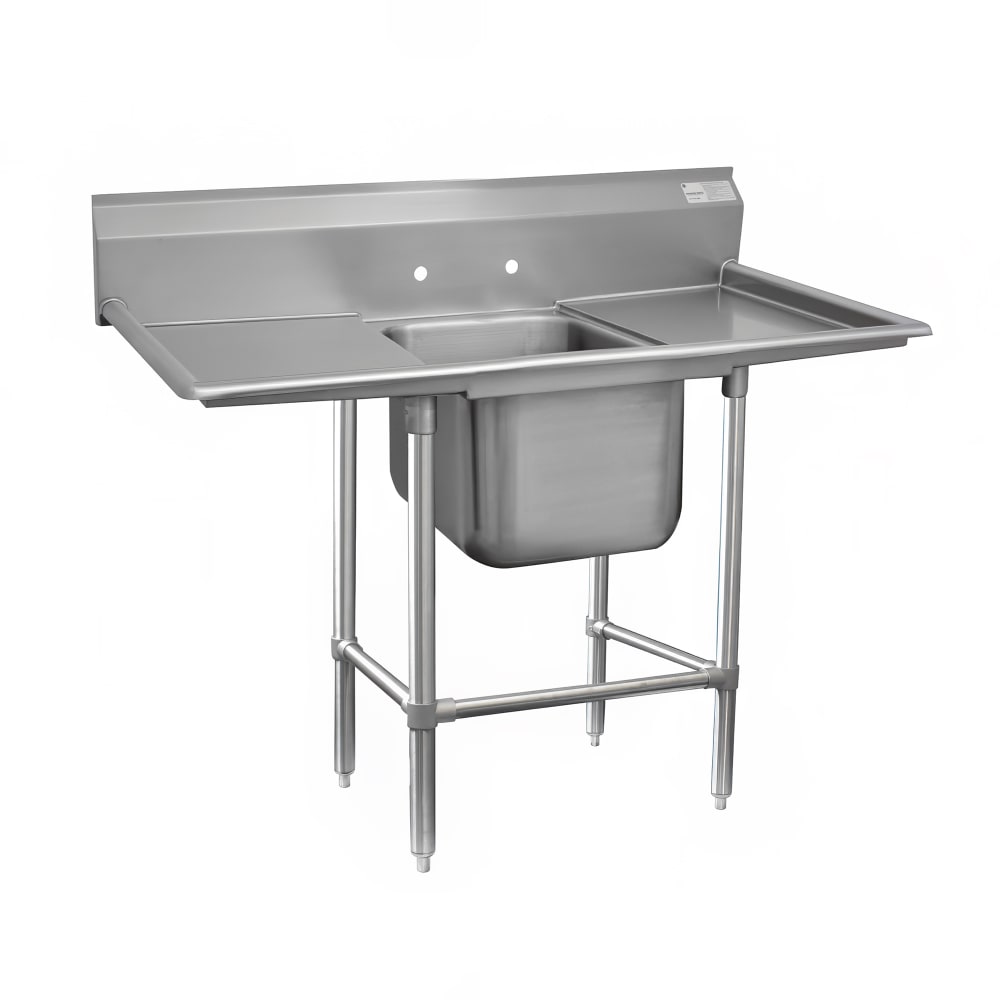 009-9412424RL 66" 1 Compartment Sink w/ 16"L x 20"W Bowl, 14" Deep