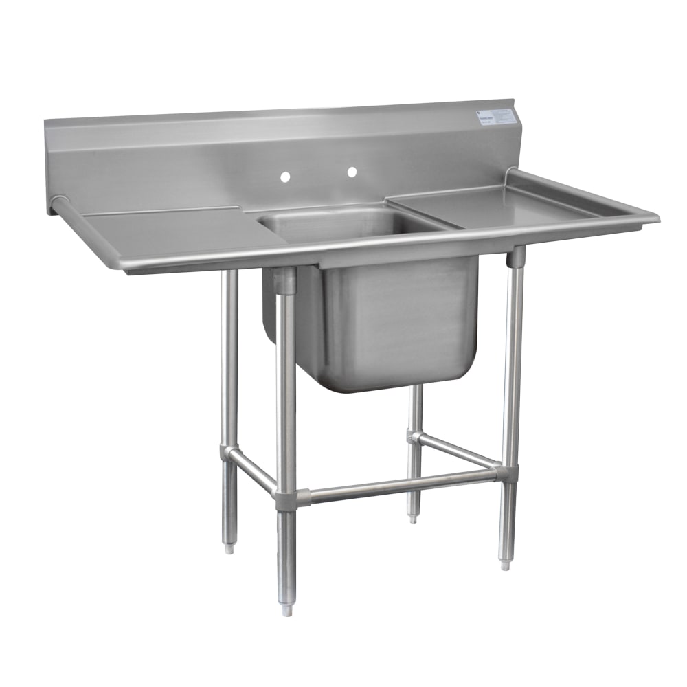 009-9412418RL 54" 1 Compartment Sink w/ 16"L x 20"W Bowl, 14" Deep