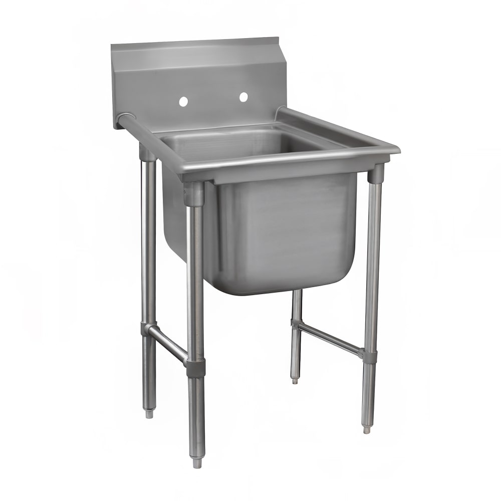 009-944124 35" 1 Compartment Sink w/ 24"L x 24"W Bowl, 14" Deep