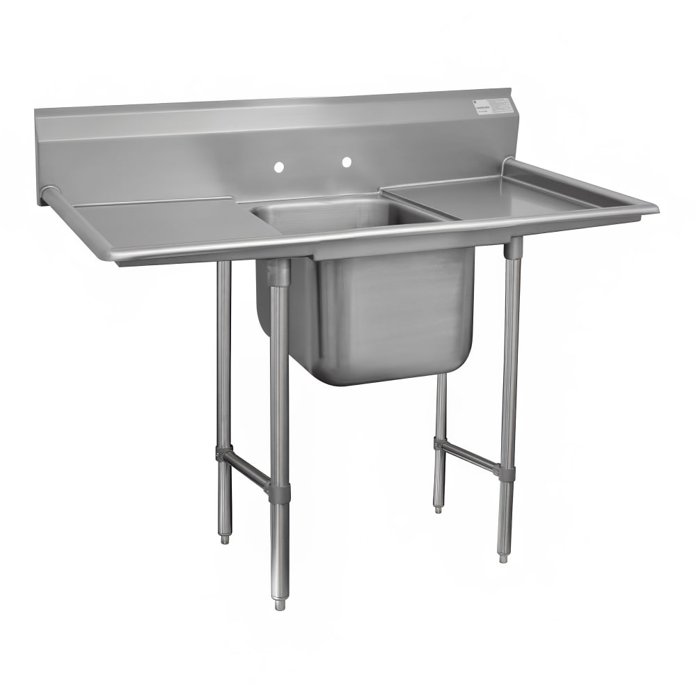 009-93812036RL 94" 1 Compartment Sink w/ 20"L x 28"W Bowl, 12" Deep