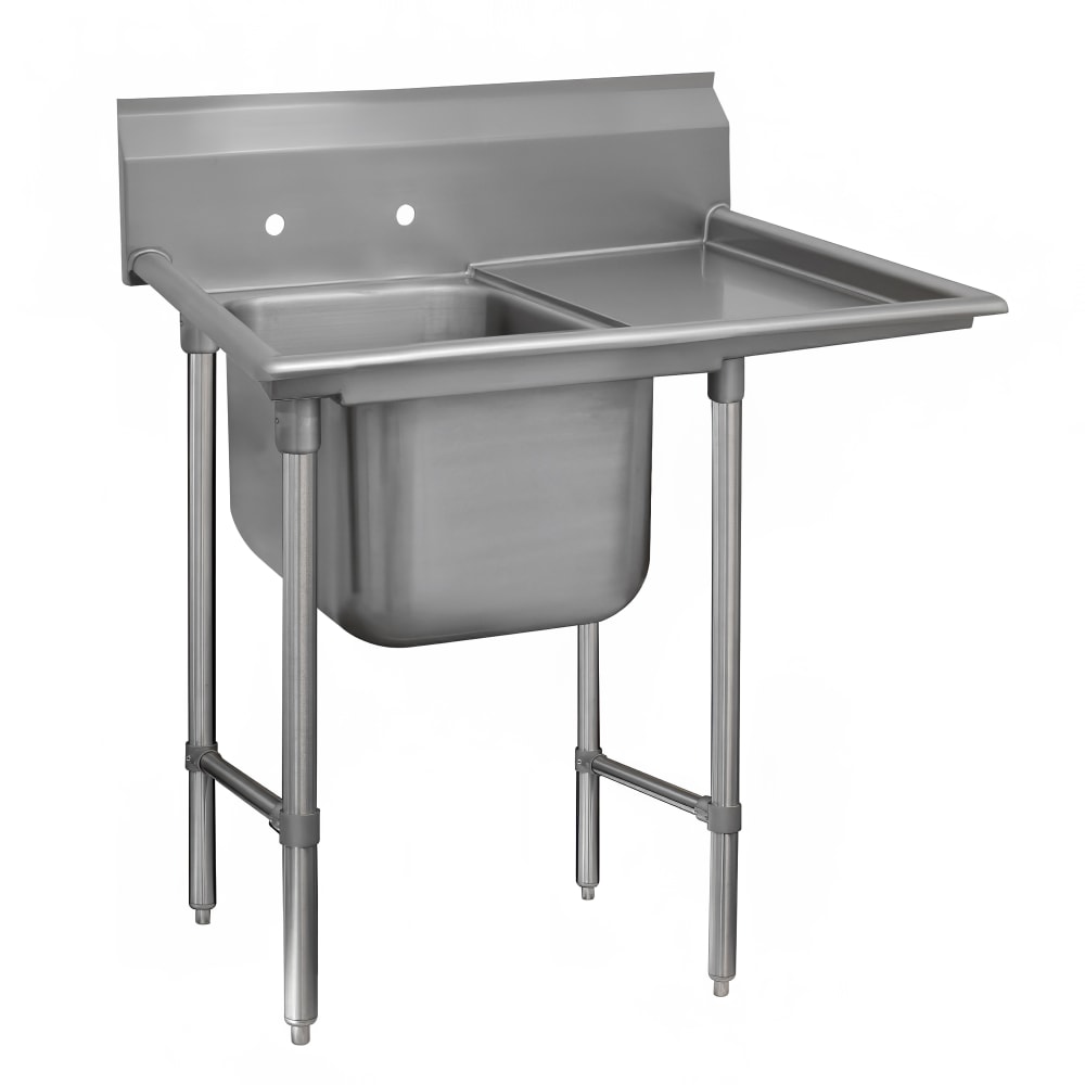 009-93812024R 50" 1 Compartment Sink w/ 20"L x 28"W Bowl, 12" Deep