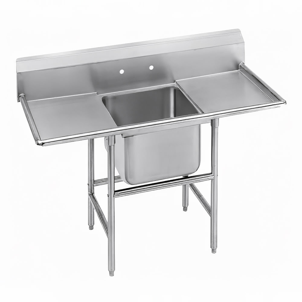 009-94812018RL 58" 1 Compartment Sink w/ 20"L x 28"W Bowl, 14" Deep