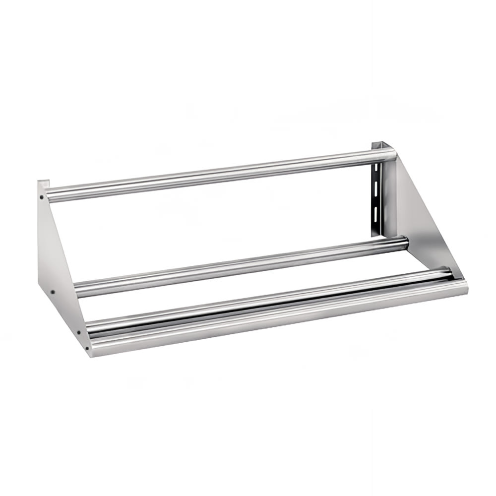 009-DT6R22X Tubular Wall Mounted Shelf, 42"W x 18"D, Stainless