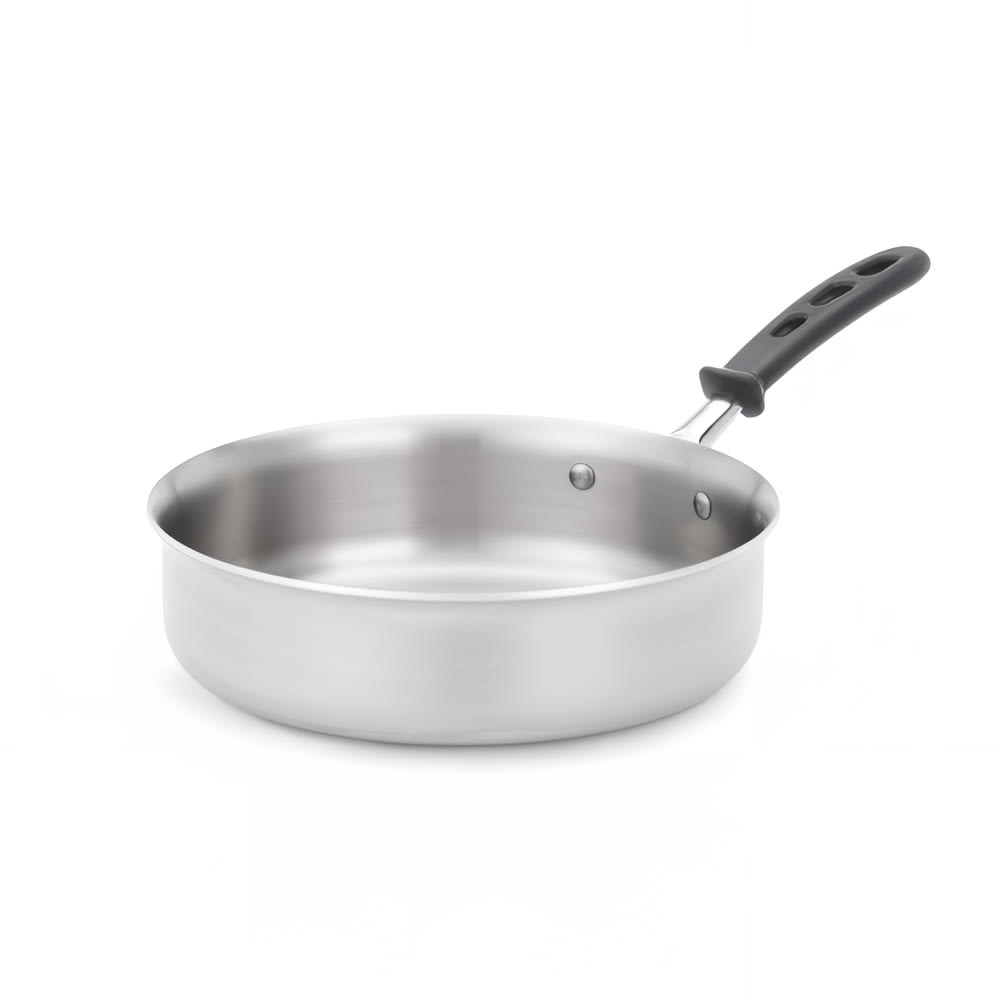 175-77745 Jacob's Pride® 10" Stainless Saute Pan w/ Insulated Handle, Induction Ready