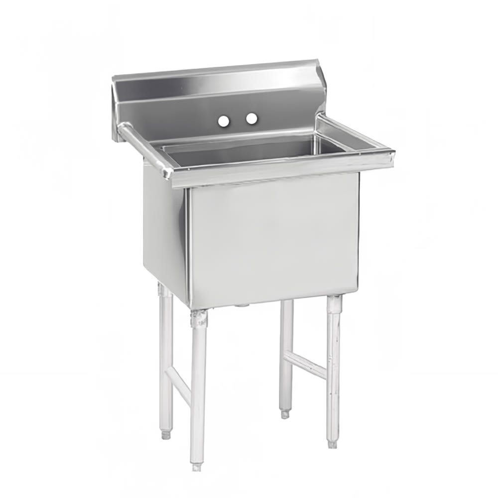 009-FS13024 35" 1 Compartment Sink w/ 30"L x 24"W Bowl, 14" Deep