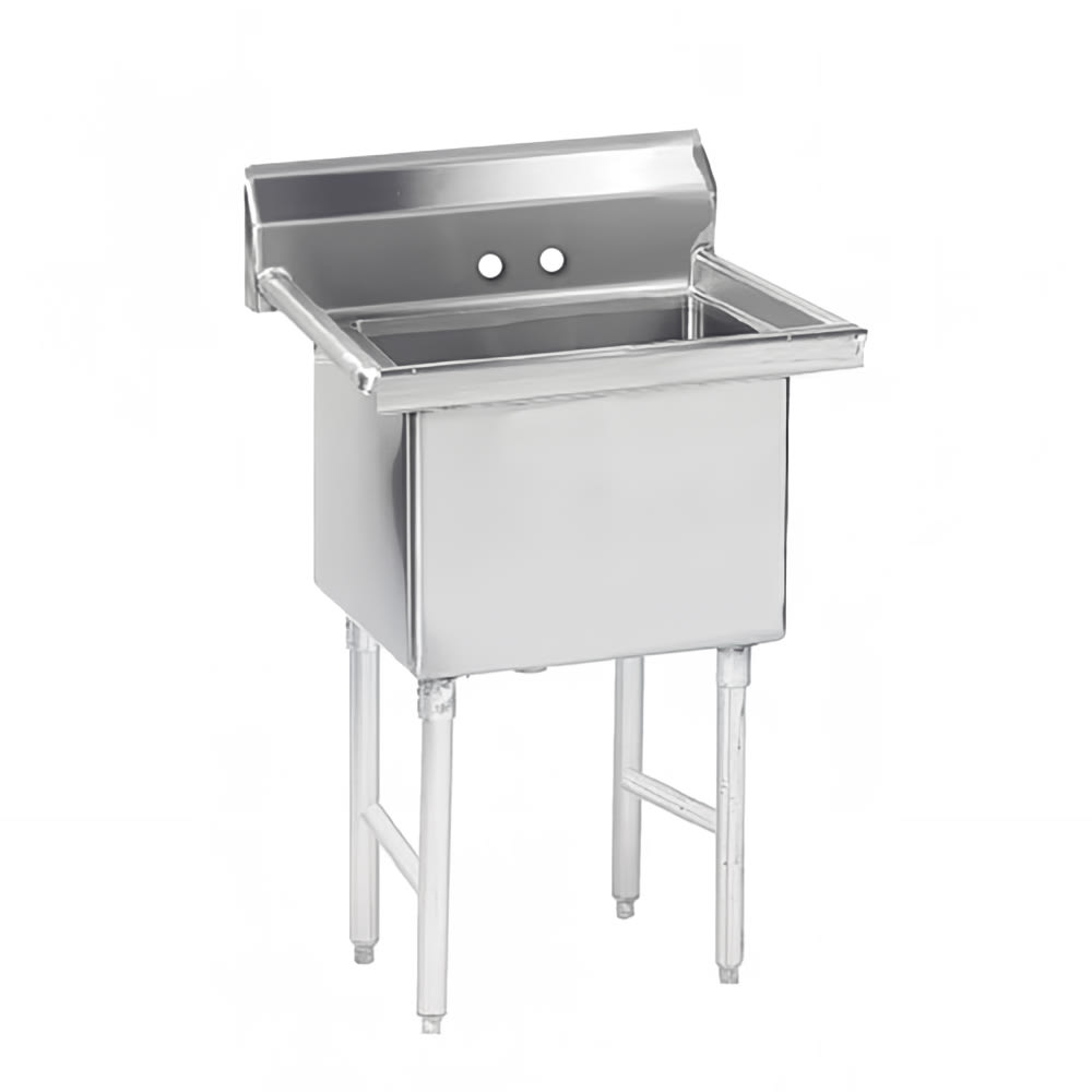009-FS11824 23" 1 Compartment Sink w/ 18"L x 24"W Bowl, 14" Deep