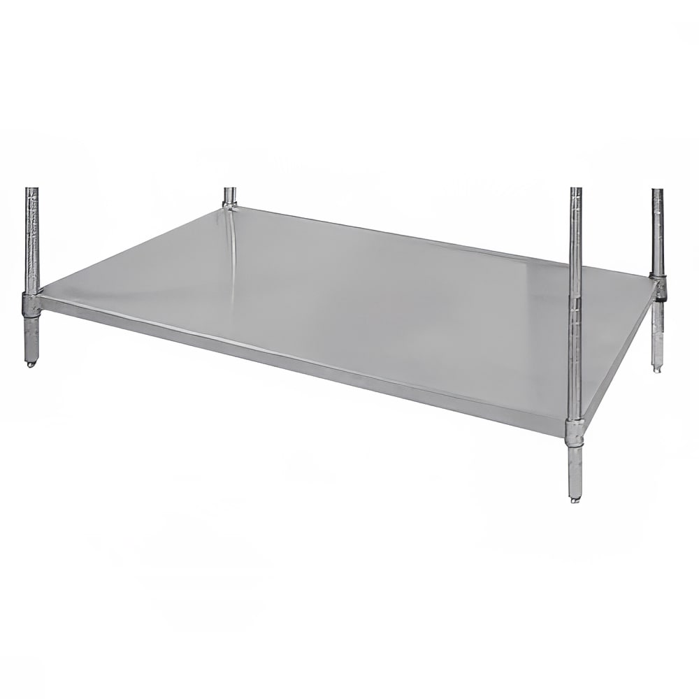 Advance Tabco SH-1836 Stainless Steel Solid Shelf - 36"W x 18"D