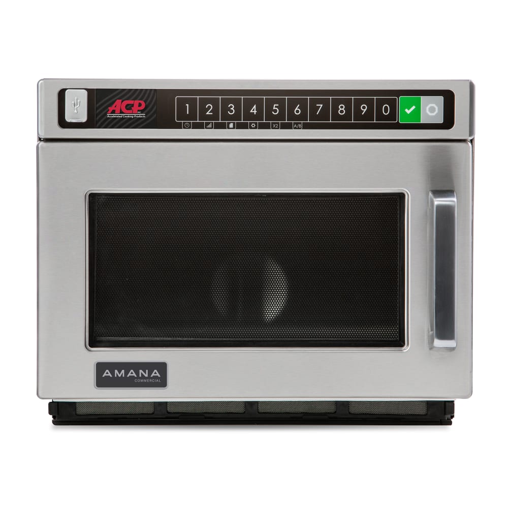Amana HDC182 1800w Commercial Microwave with Touch Pad, 240v/1ph