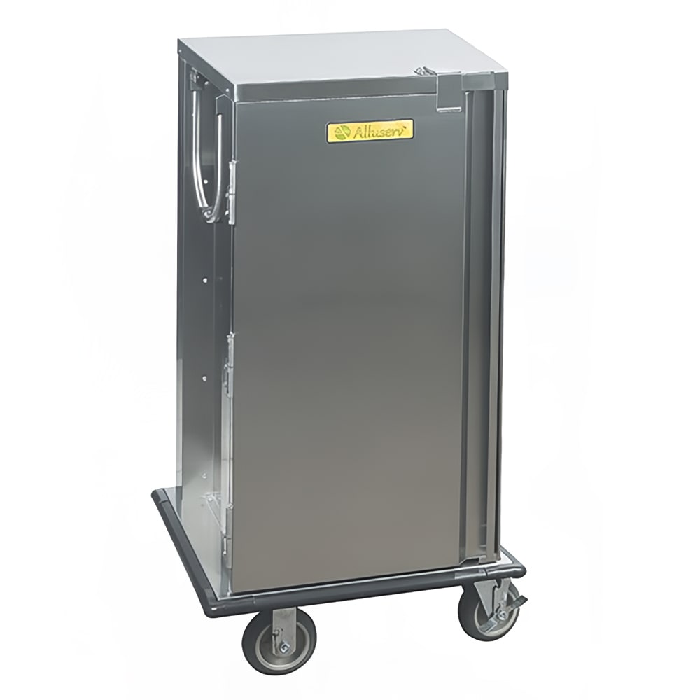 Alluserv TC12-10 Ambient Mobile Tray Delivery Cart w/ (10) Tray Capacity, Stainless