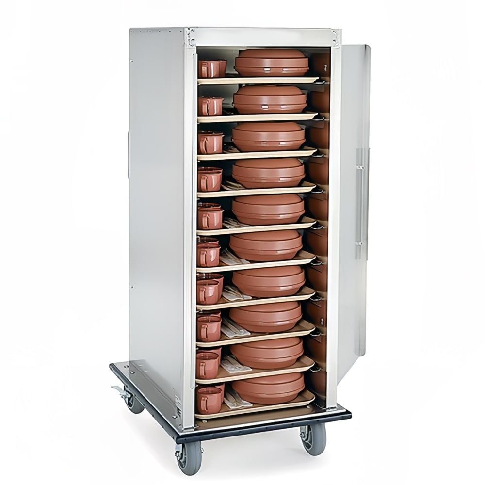 949-VL2024A Ambient Meal Delivery Cart w/ (24) Tray Capacity, Aluminum