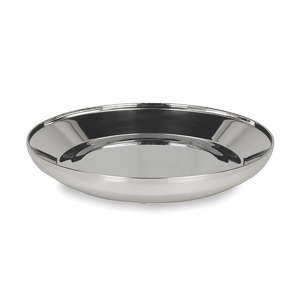 Alluserv 9WB 9 1/2" Wax Base for 9" China Plates, Stainless Steel