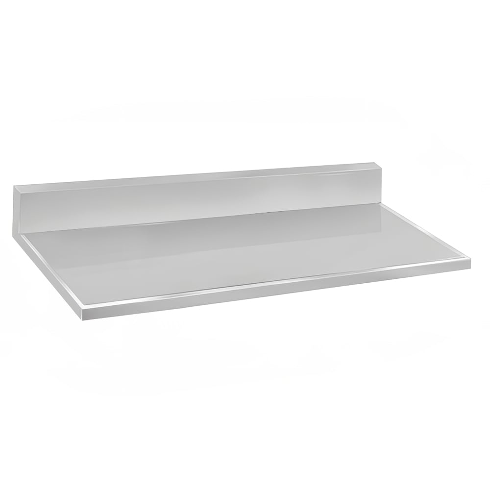 009-VKCT243 Countertop - 10" Backsplash, 25" x 36", 16 ga 304 Stainless, Satin Fin...