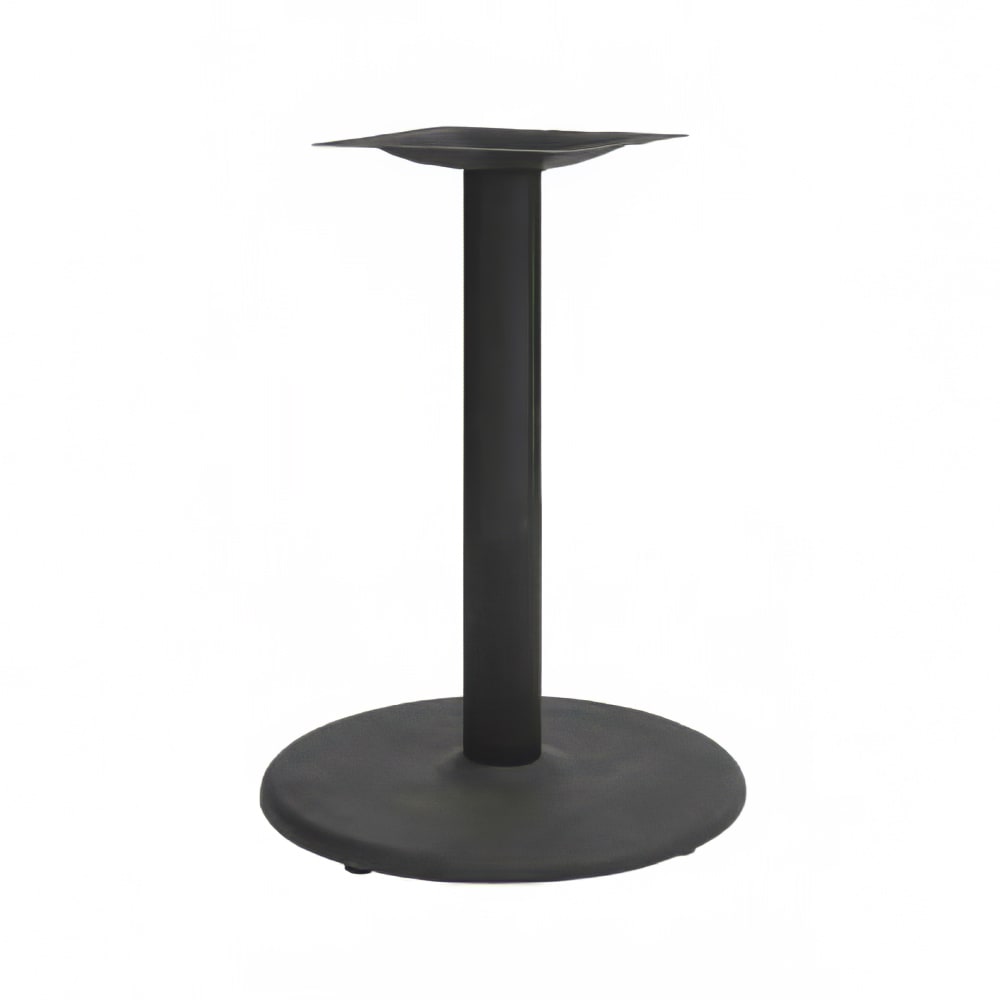 336-TR18M 2 Piece Dining Height Table Base Kit - 3" Column, 18" Round Base, Black