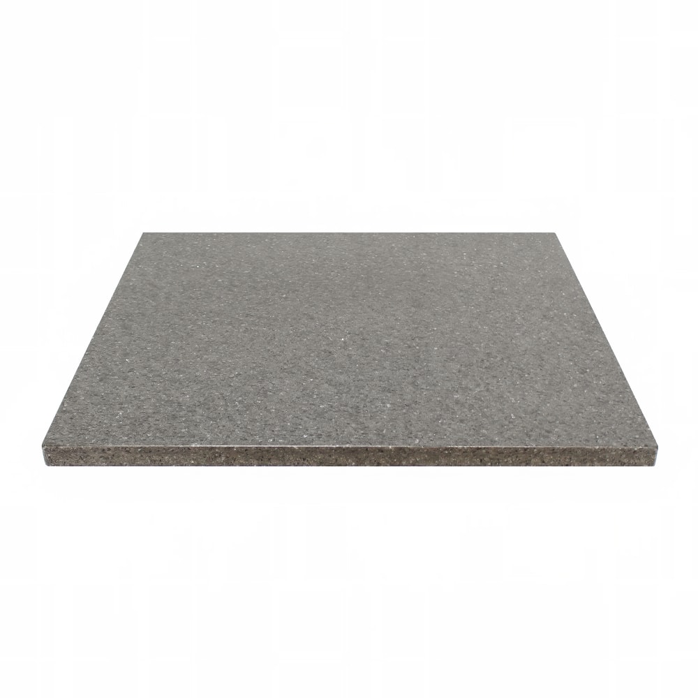 628-Q40530X30 30" Square Quartz Table Top - Indoor/Outdoor, Storm Gray