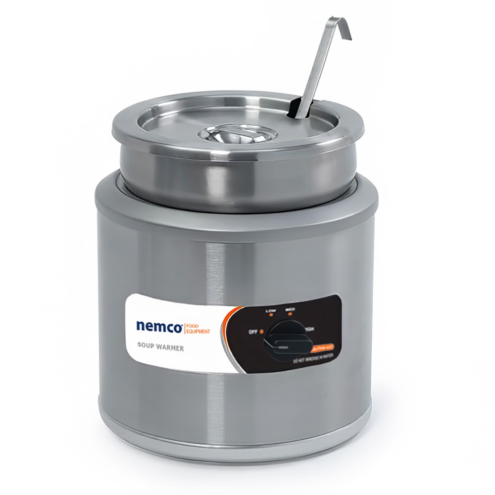 Nemco 6100A 7 qt Countertop Soup Warmer w/ Thermostatic Controls, 120v