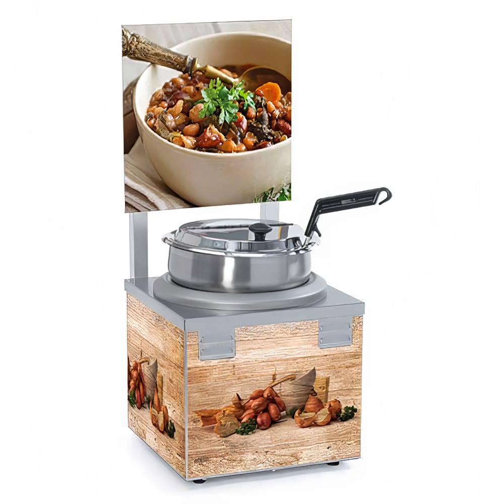 128-6510AS7 7 qt Countertop Soup Warmer w/ Thermostatic Controls, 120v