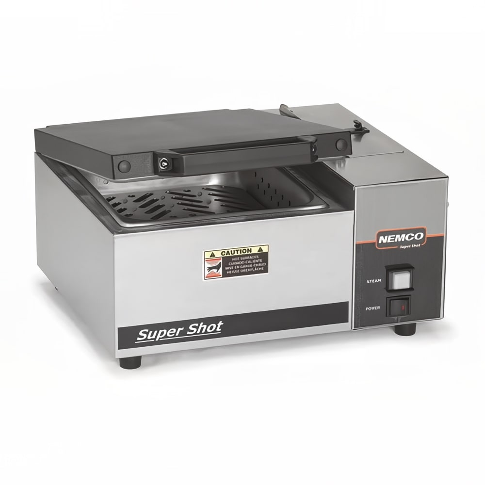 128-6600 Super Shot (1) Pan Portion Steamer - Countertop, 120v/1ph