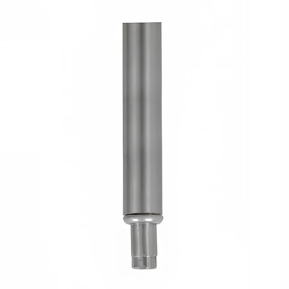 009-K494 Welded Leg w/ Metal Bullet Feet, Stainless Steel