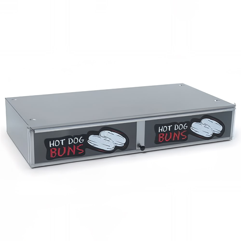 128-8036SBB Hot Dog Bun Box w/ (48) Bun Capacity