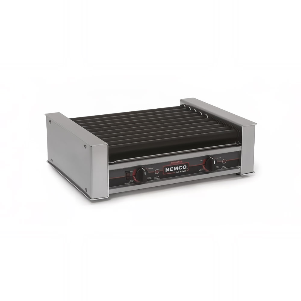 128-8027SX 27 Hot Dog Roller Grill w/ Manual Controls - Flat Top, 120v