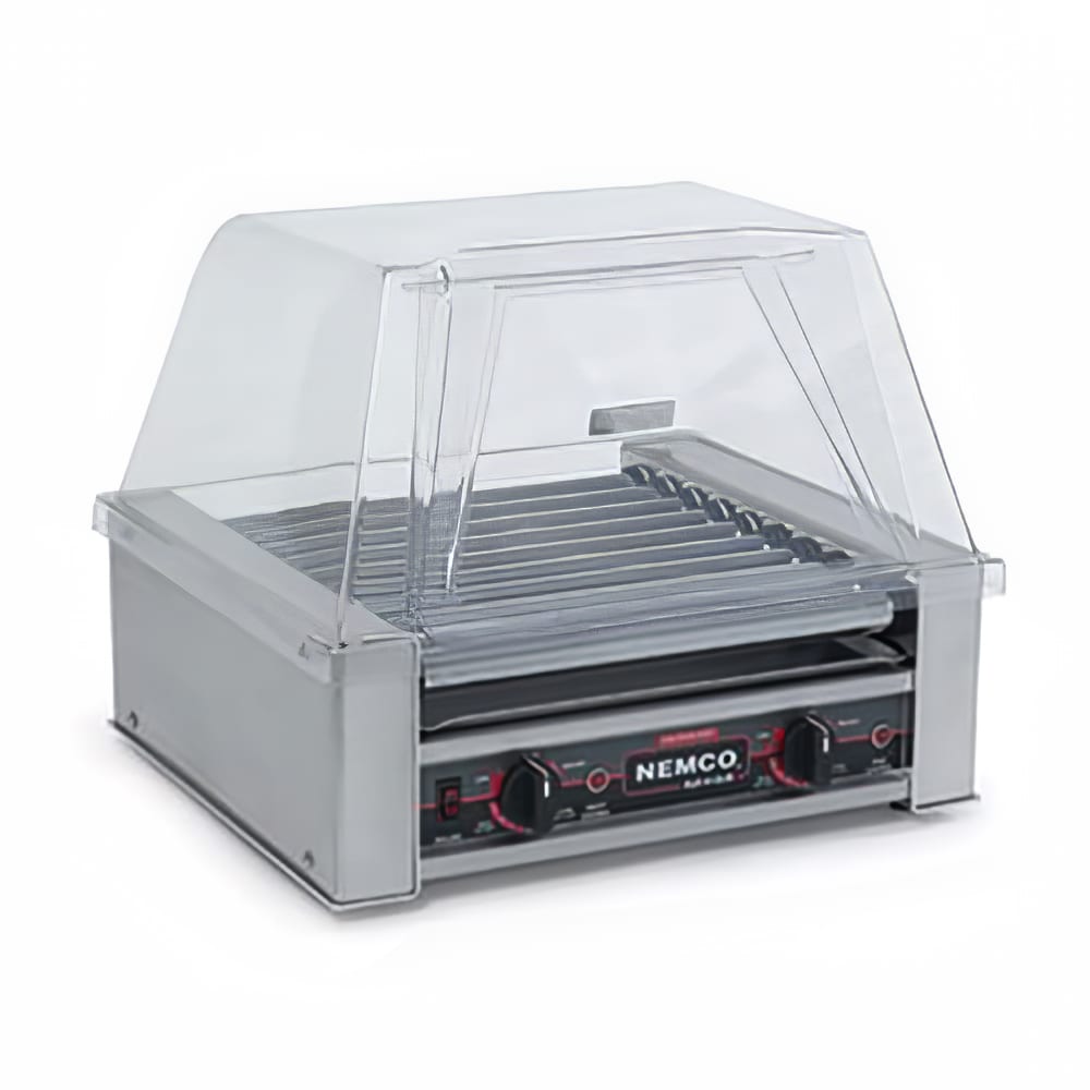 128-8045SXN 45 Hot Dog Roller Grill w/ Manual Controls - Flat Top, 120v
