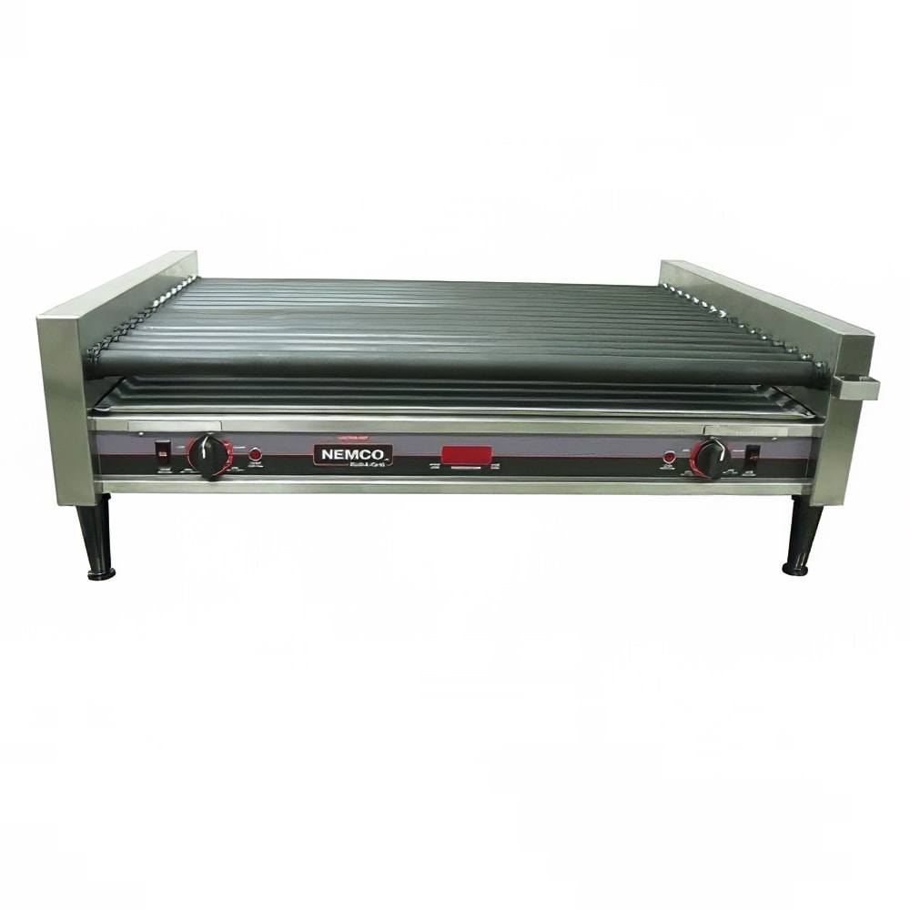 128-8075SXWRC 75 Hot Dog Roller Grill w/ Manual Controls - Flat Top, 120v