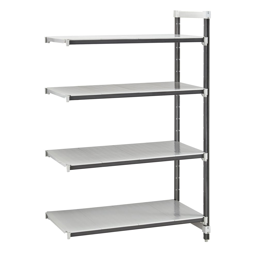 144-EXA182484S4480 Camshelving Elements XTRA Add-On Solid Shelving Unit - 4 Shelves, 24"L x...