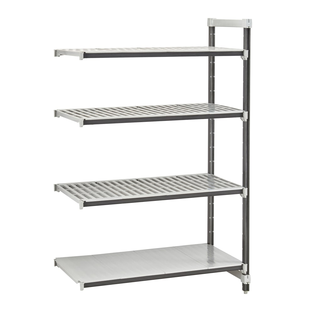 144-EXA184864VS4480 48" NSF 4-Tier Heavy-Duty Plastic Shelving Unit - Camshelving® Elements...