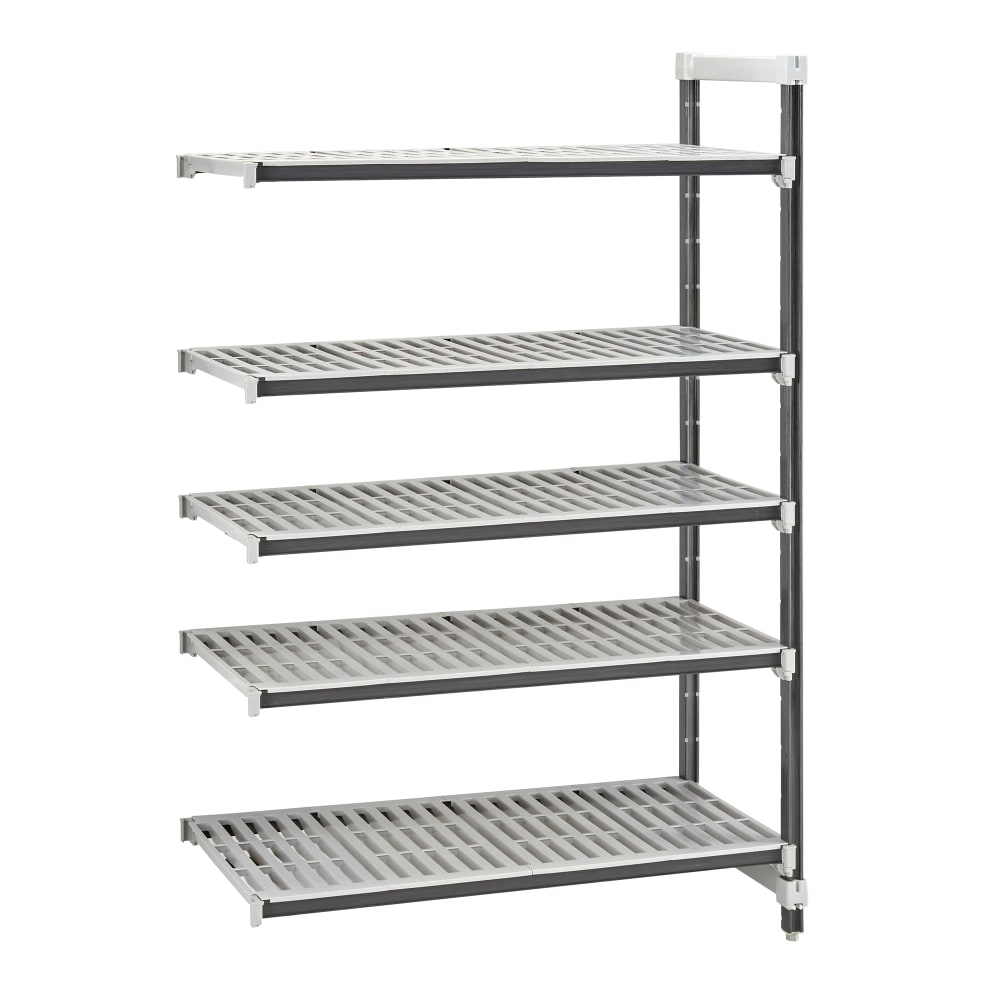 144-EXA185464V5480 54" NSF 5-Tier Heavy-Duty Plastic Shelving Unit - Camshelving® Elements X...