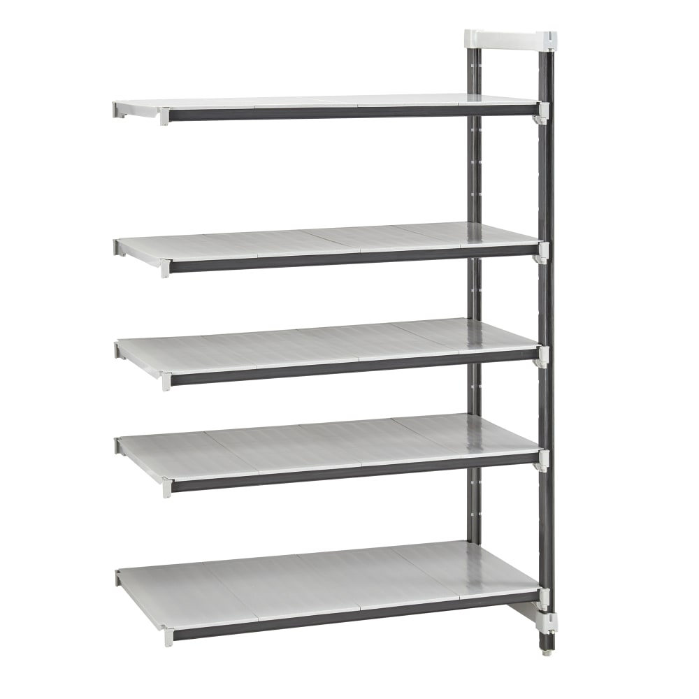 144-EXA185484S5480 Camshelving Elements XTRA Add-On Solid Shelving Unit - 5 Shelves, 54"L x...