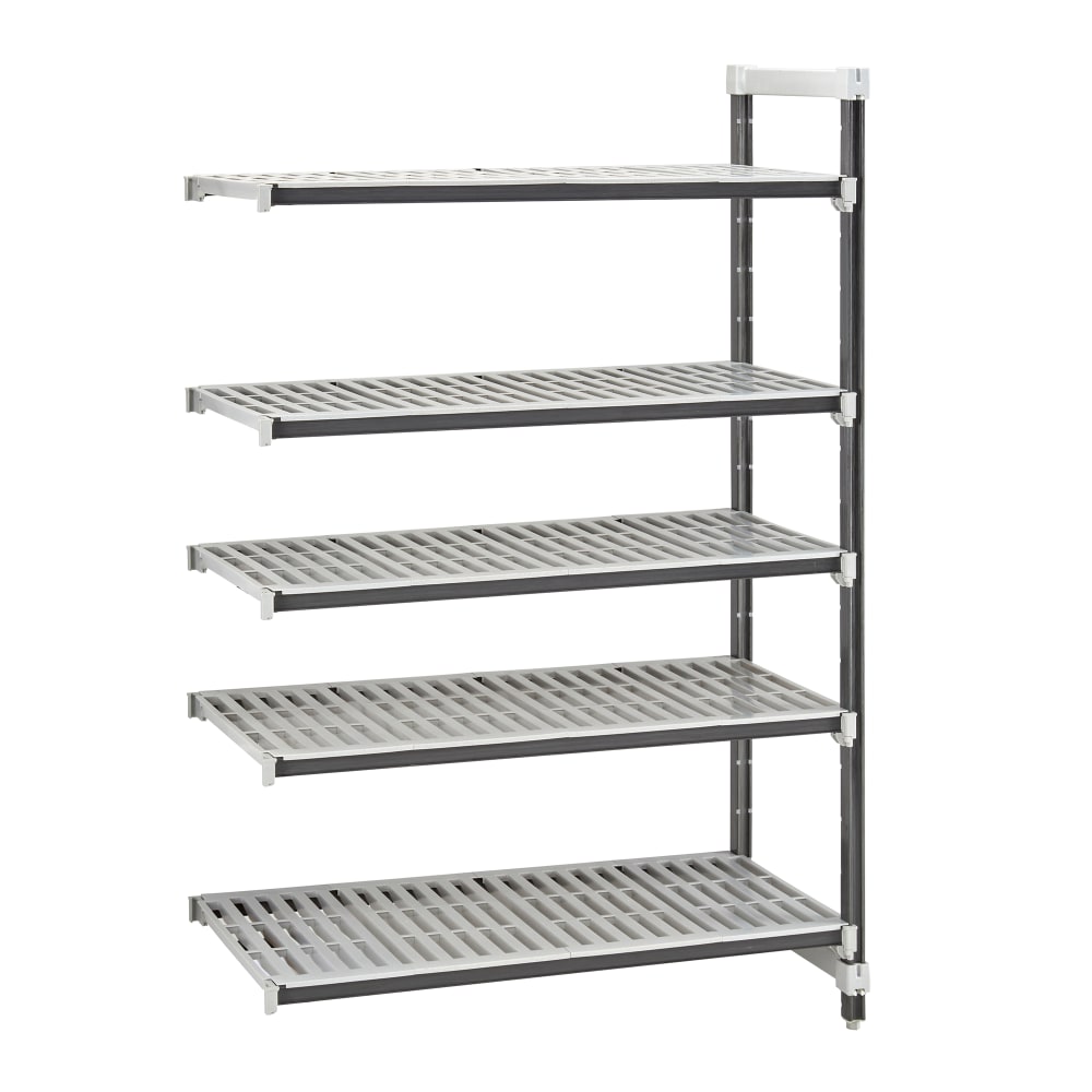 144-EXA183064V5480 30" NSF 5-Tier Heavy-Duty Plastic Shelving Unit - Camshelving® Elements X...