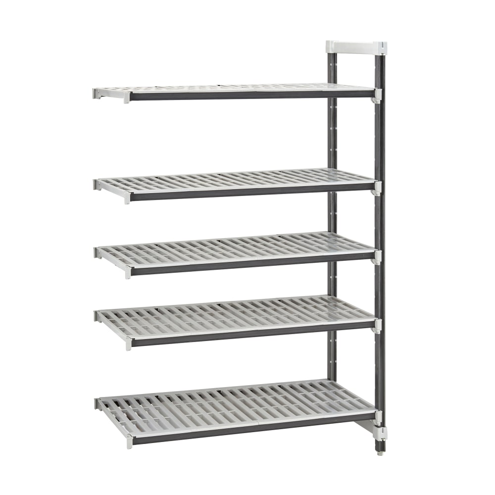 144-EXA183072V5480 Camshelving Elements XTRA Add-On Vented Shelving Unit - 5 Shelves, 30"L x...