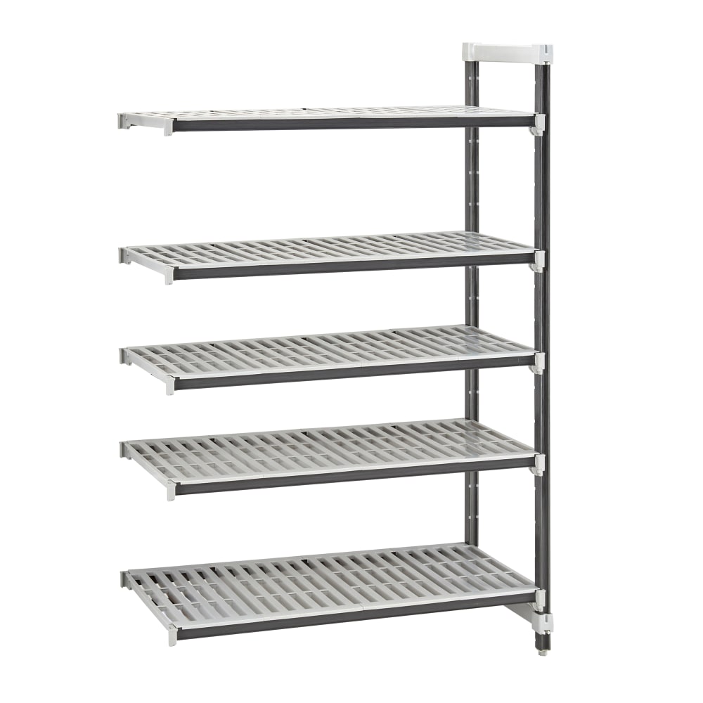 144-EXA183084V5480 30" NSF 5-Tier Heavy-Duty Plastic Shelving Unit - Camshelving® Elements X...