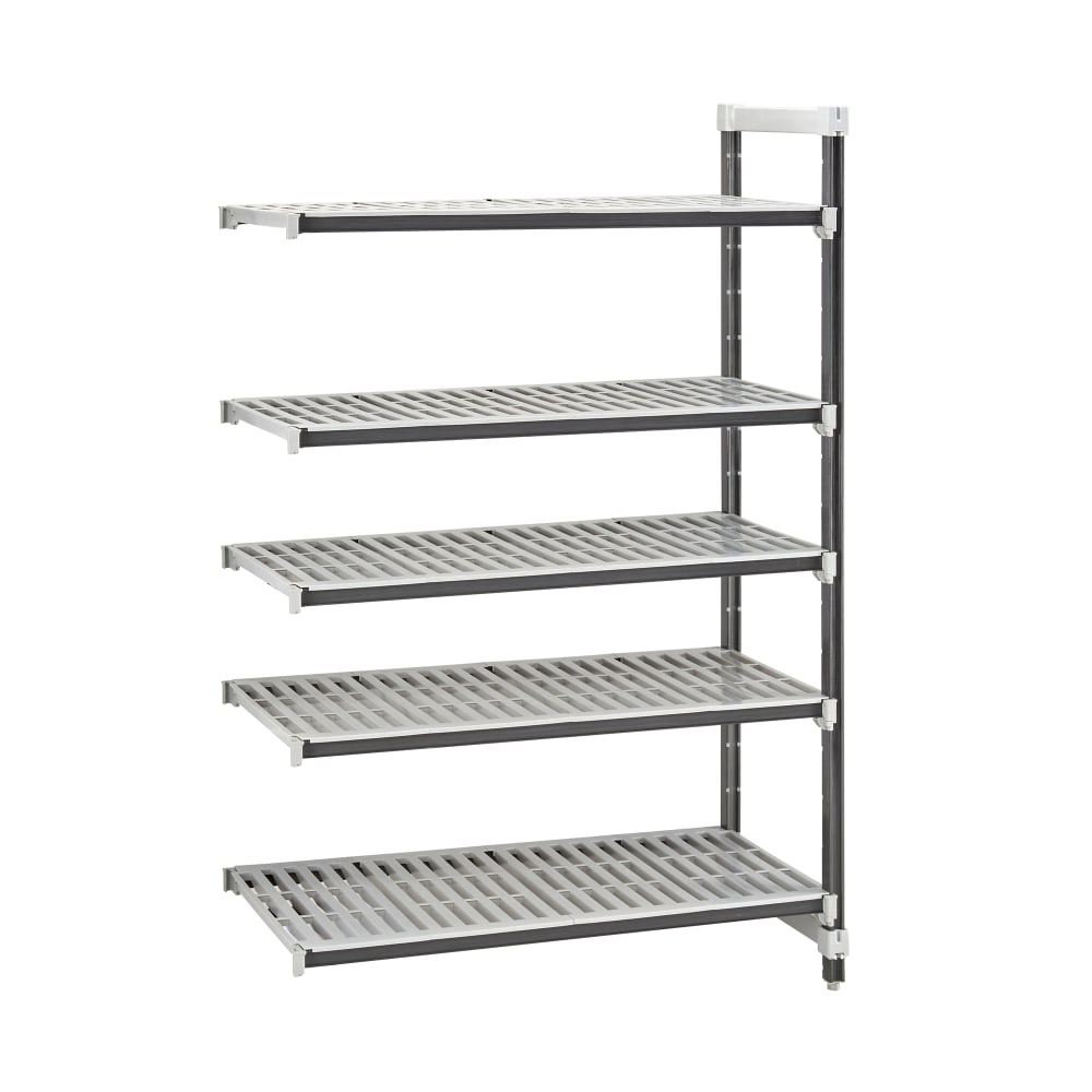 144-EXA183672V5480 Camshelving Elements XTRA Add-On Vented Shelving Unit - 5 Shelves, 36"L x...
