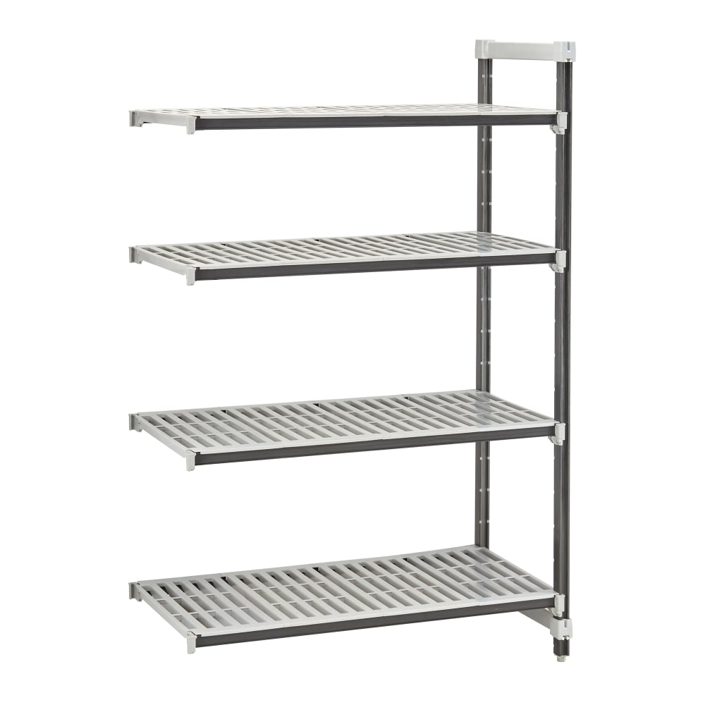 144-EXA213072V4480 30" NSF 4-Tier Heavy-Duty Plastic Shelving Unit - Camshelving® Elements X...