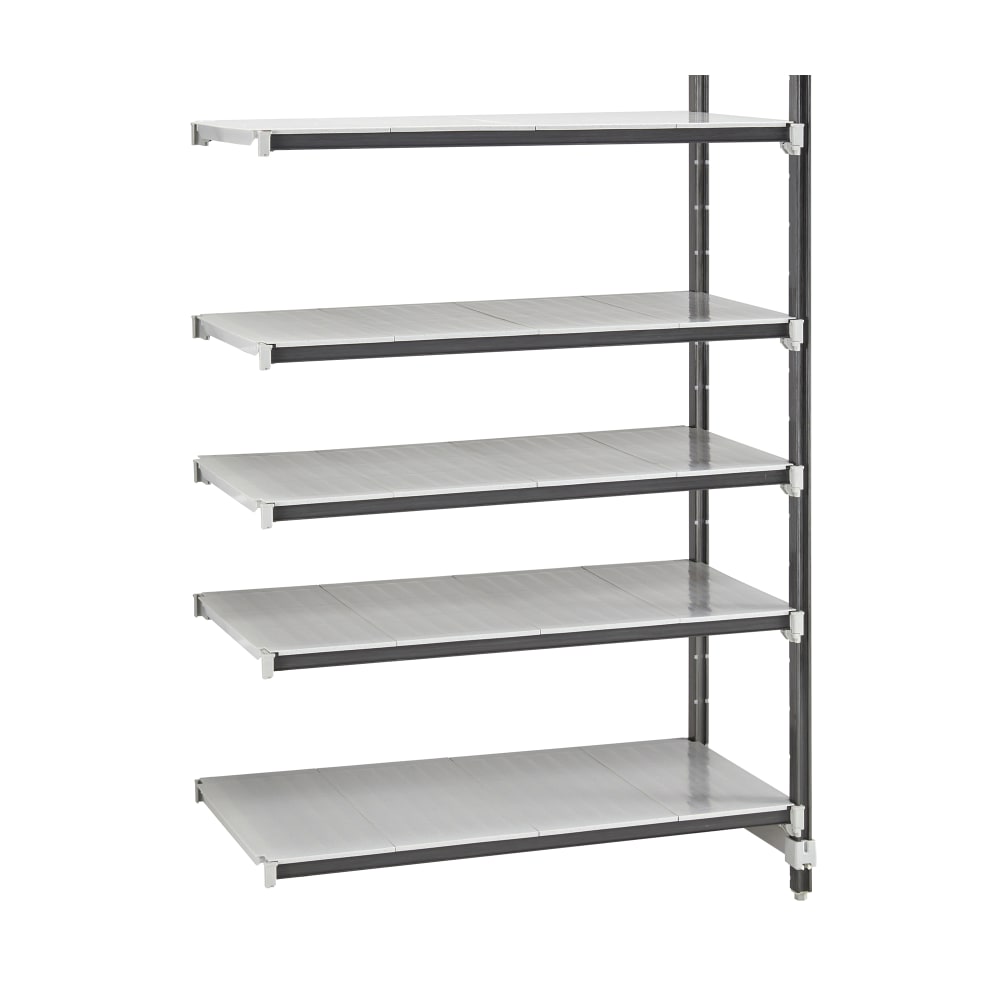 144-EXA186084S5480 Camshelving Elements XTRA Add-On Solid Shelving Unit - 5 Shelves, 60"L x...