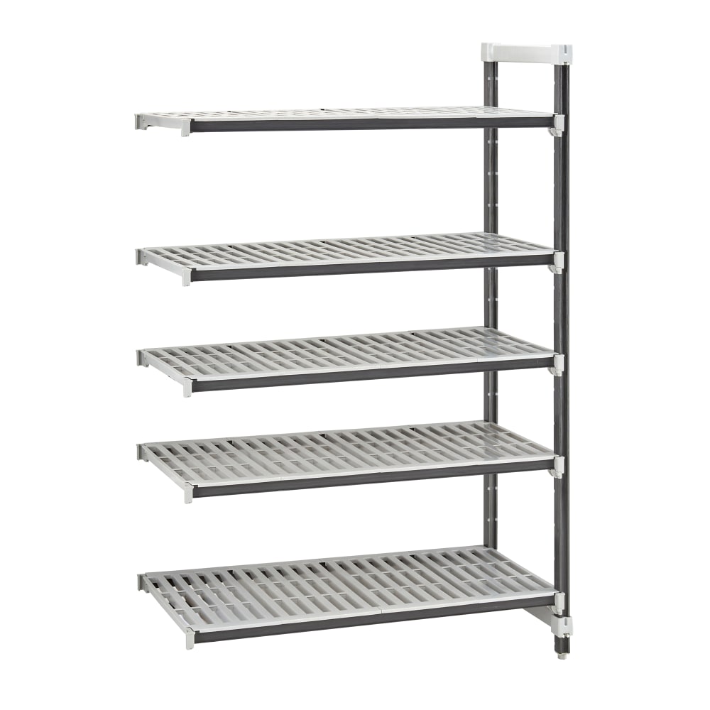 144-EXA213084V5480 30" NSF 5-Tier Heavy-Duty Plastic Shelving Unit - Camshelving® Elements X...